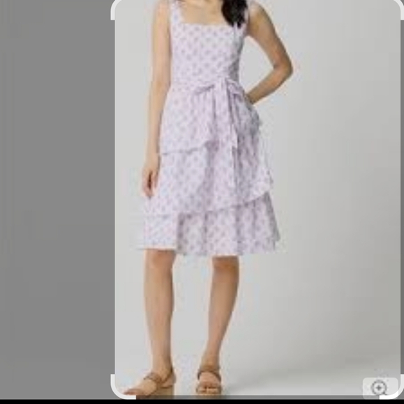 J. Crew Lilac Layered Kids Dress - Picture 3 of 13